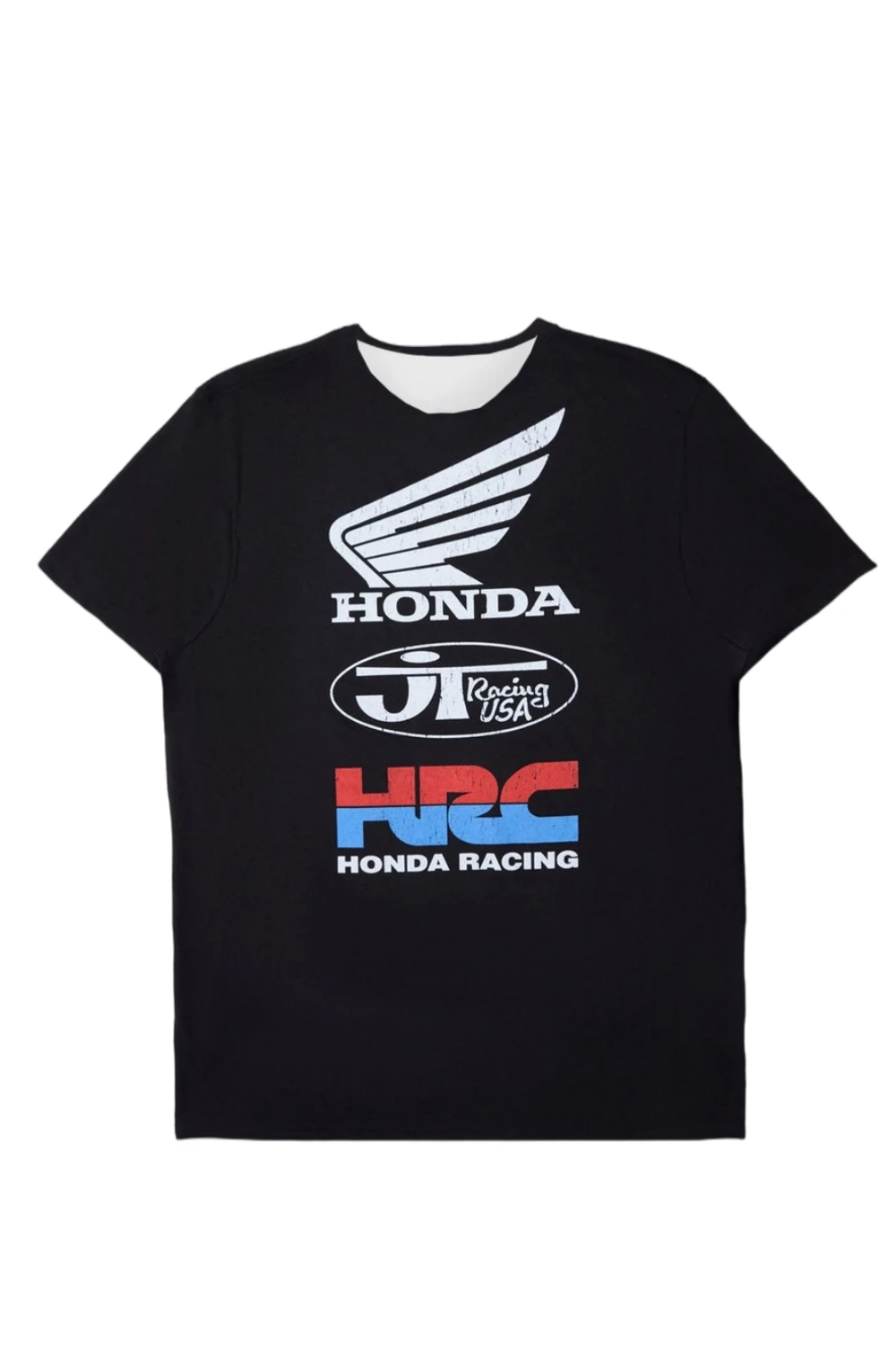 

New 2025 Motorcycle Honda Racing HRC wsbk Racing Race Team Uniform Men's Summer Sports Breathable T-Shirt