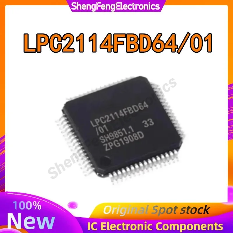 

New original LPC2114FBD64/01 LPC2114FBD64 QFP64 microcontroller chip in stock