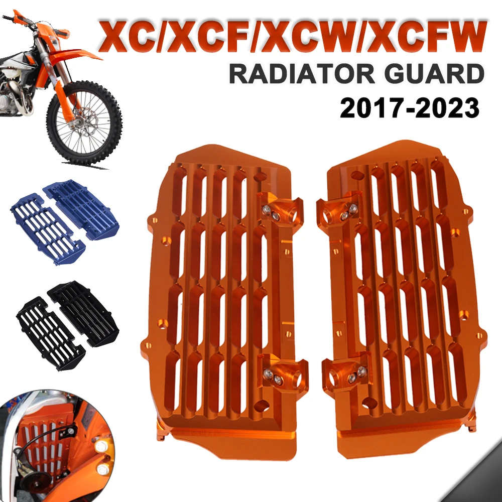 

Для KTM XC XCF XCW XCFW 125 150 250 300 400 450 500 XC125 2017-2023 аксессуары для мотоциклов, защита решетки радиатора, защитная крышка