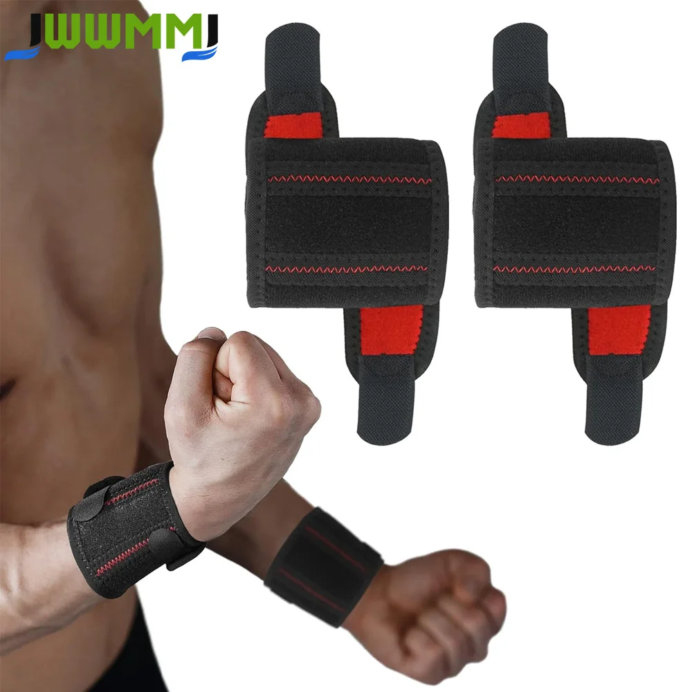 1/2Pcs Wrist Wraps for Carpal Tunnel for Women and Men. Wrist Straps for Weightlifting, Working Out and Pain Relief. Flexible