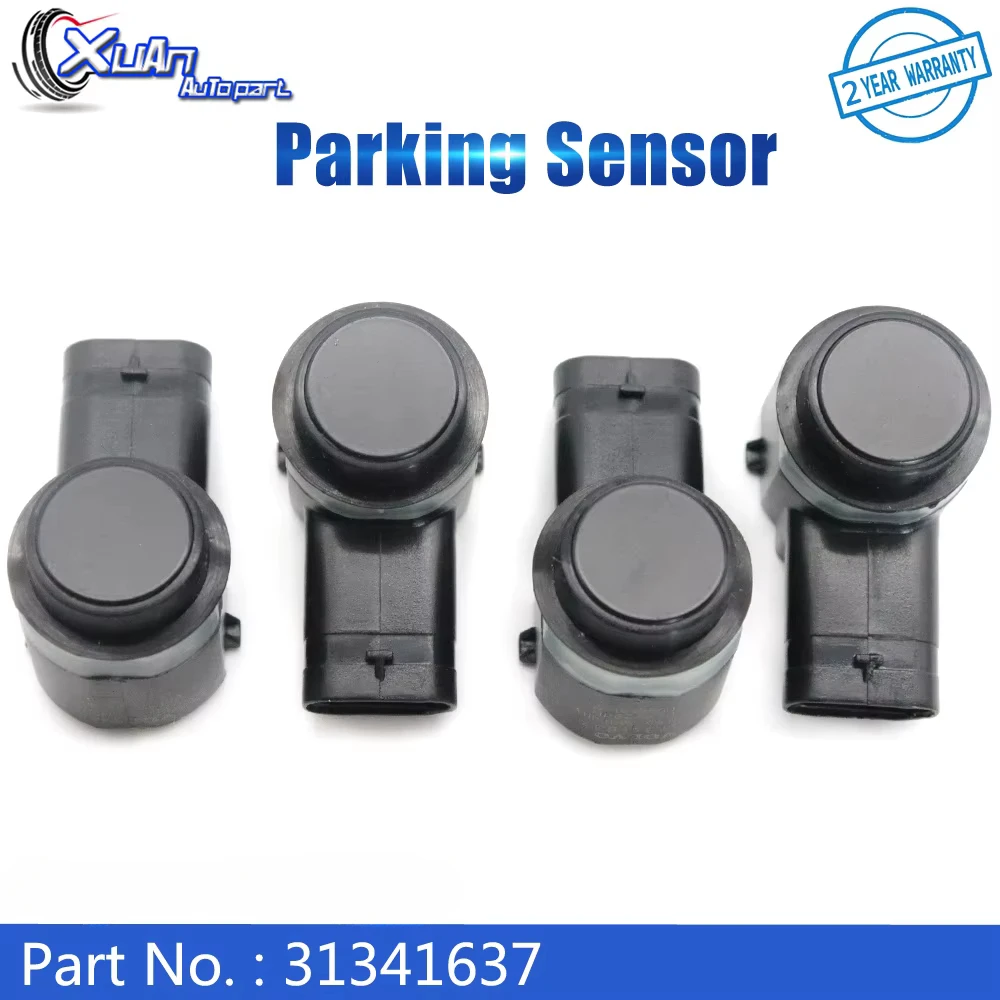 

XUAN 4pcs PDC Parking Sensor Bumper Reverse Assist Parktronic 31341637 for Volvo C30 C70 S60 S80 V70 XC70 XC90 06-11 30786968