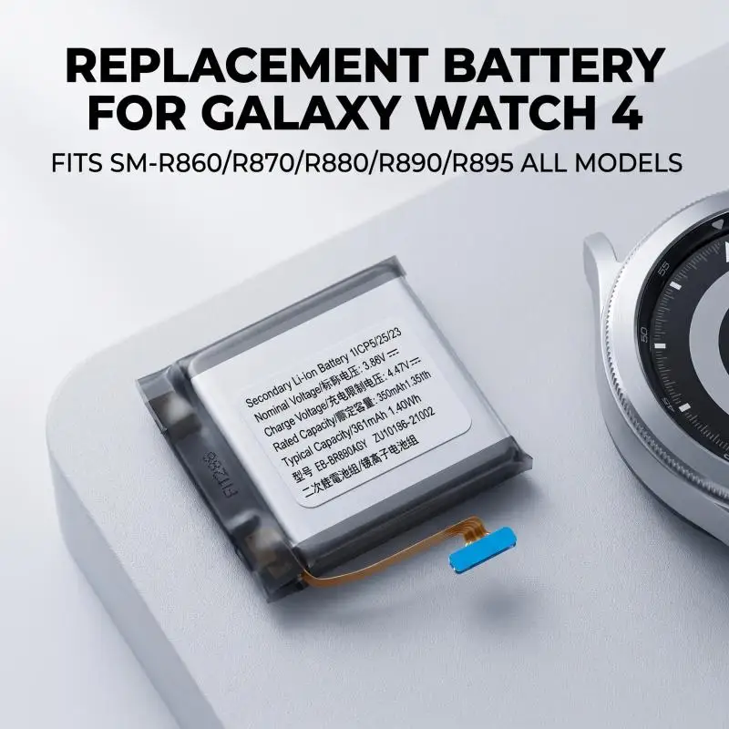 Replacement Battery For Samsung Galaxy Watch 4 Classic SM-R890 SM-R895 SM-R880 SM-R860 SM-R870 Smart Watch Repair Cell