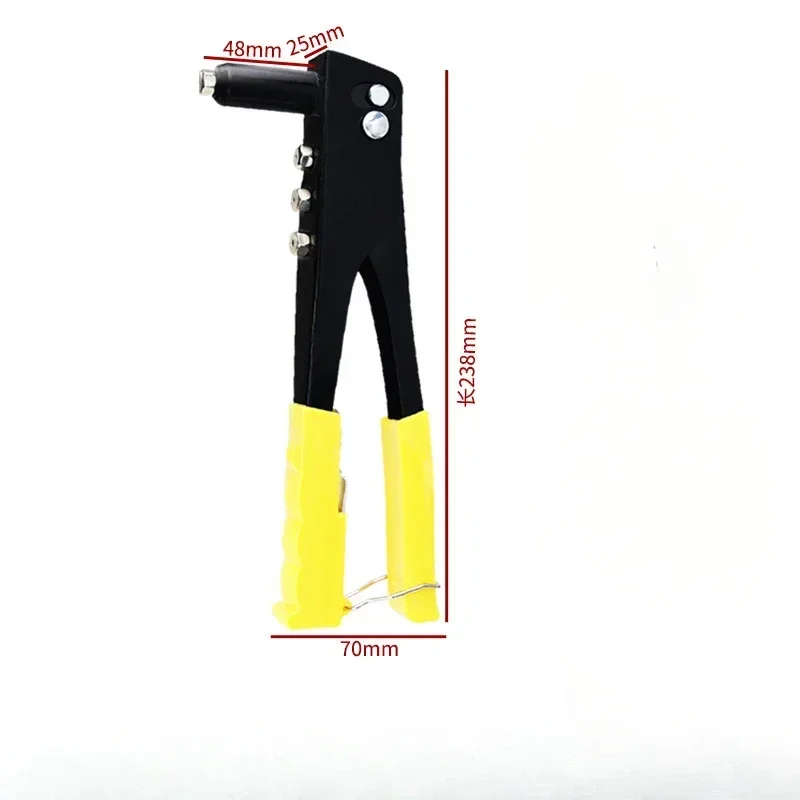 2.4/3.2/4.0/4.8mm Single Hand Threaded Rivet Guns Riveter Sleeve Tool Hand Riveter Manual Rivet Tools Woodworking Tools