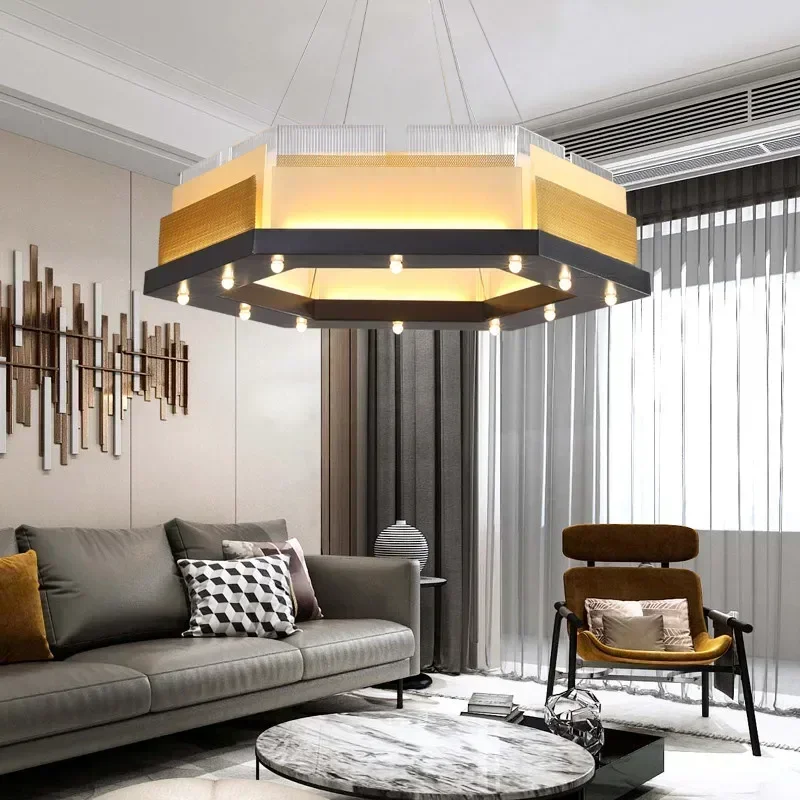 Designer Living Room Lighting Chandelier Design Sense Bar Restaurant Art Lamp Postmodern Model LED