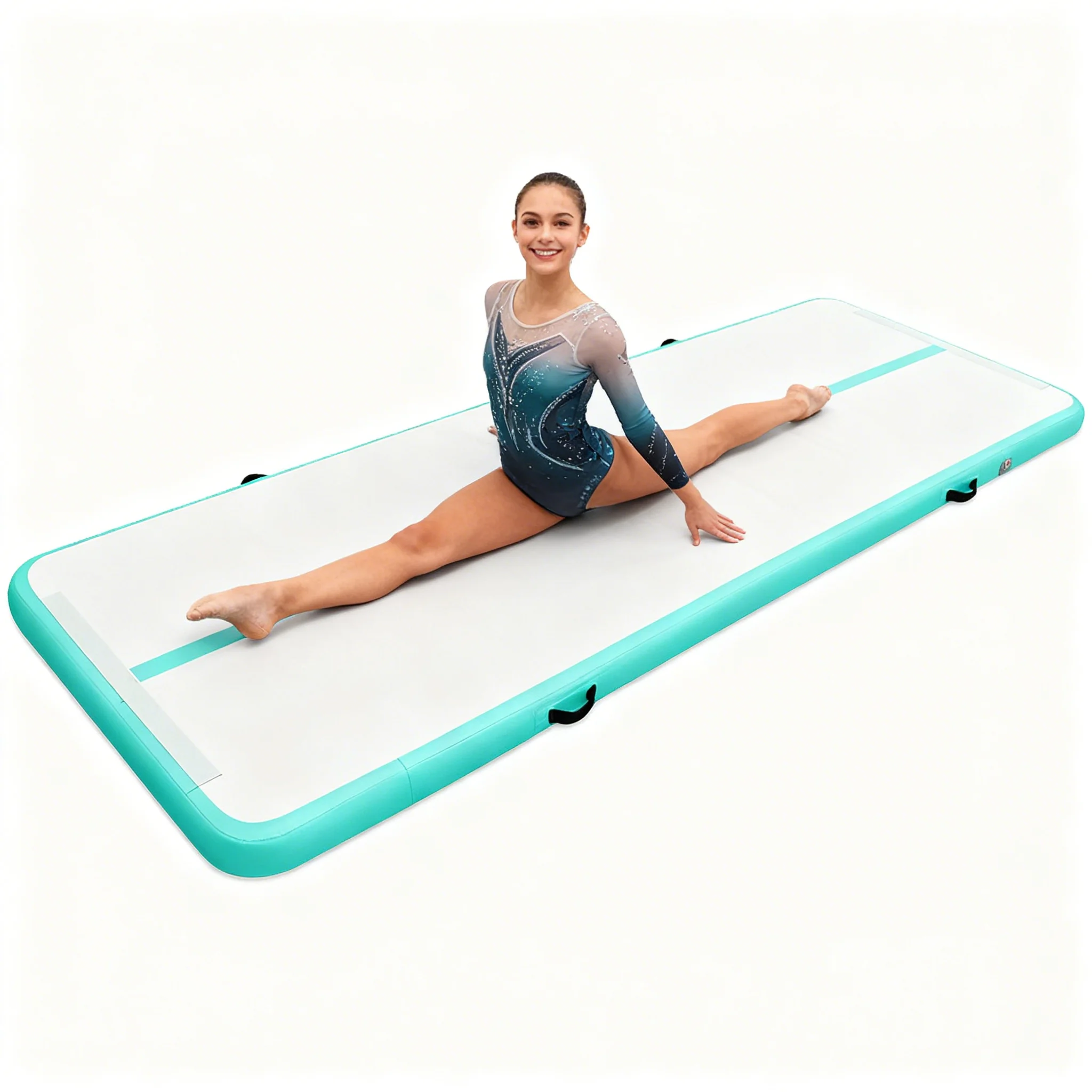 Portable Custom Logo PVC Waterproof Inflatable Air Track Mat for Gymnastics and Martial Arts Training
