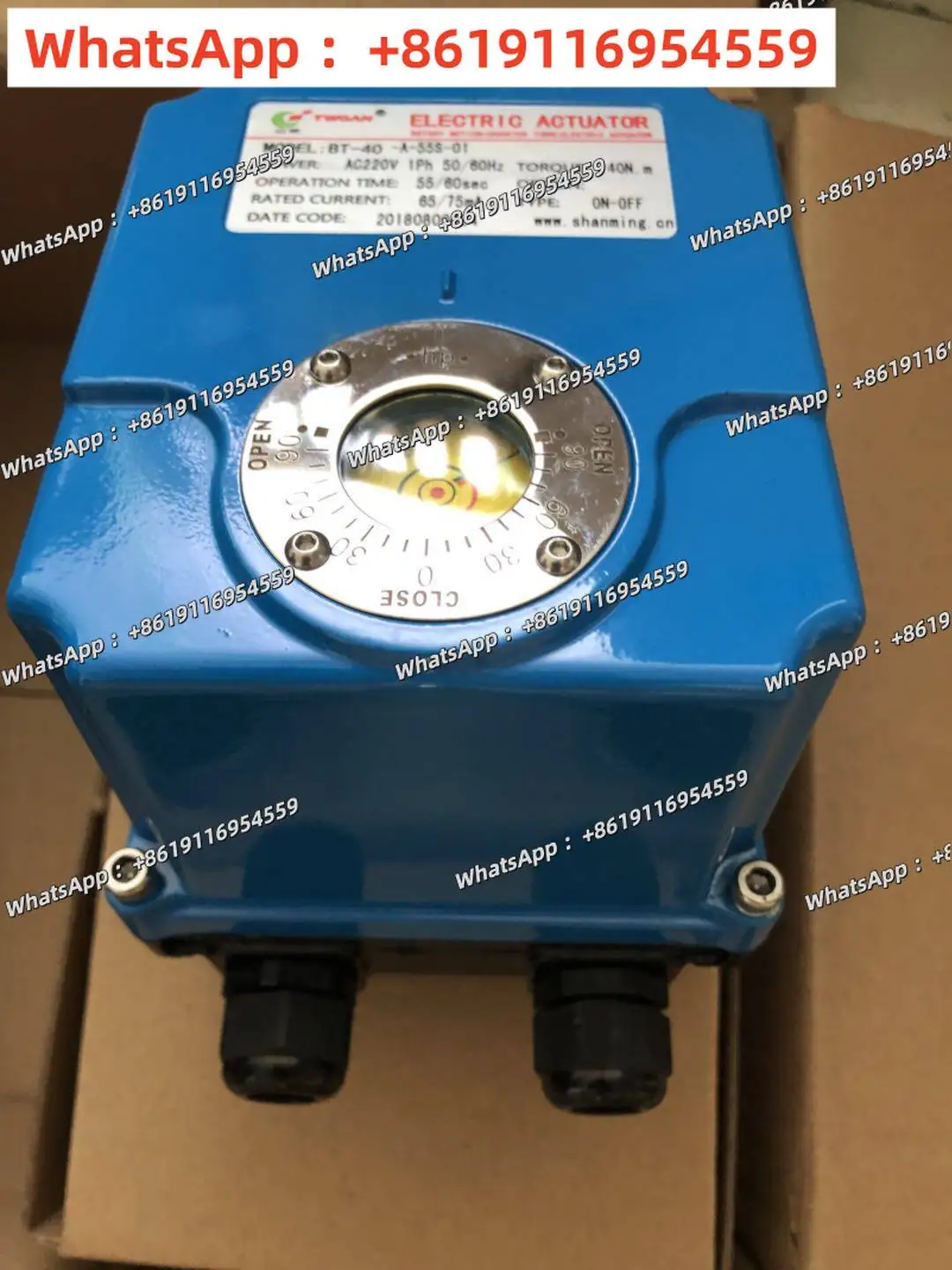 

Электрический привод BT-40-A-55S-01, BT-40-B-3.3S-01, BT-40-B-5S-01, G-3.3