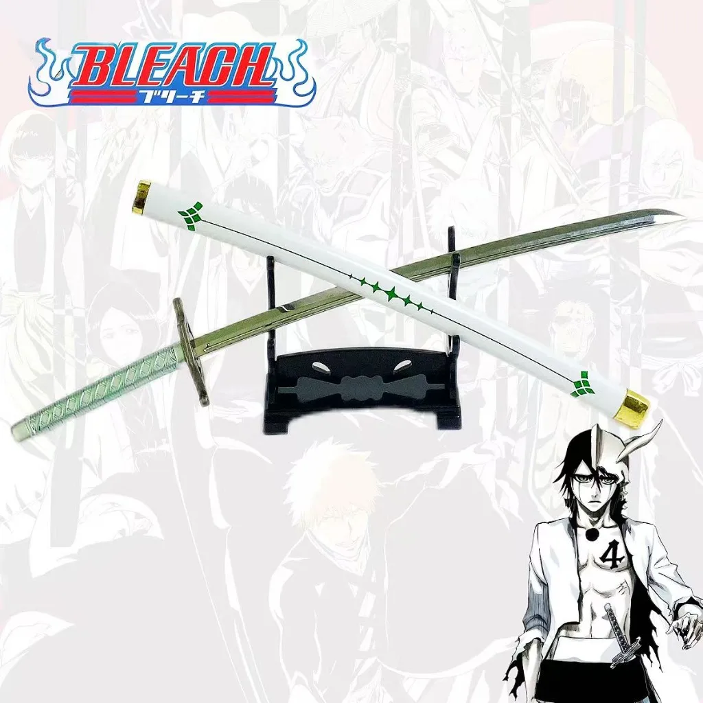 Réplica de la Katana de Bleach de 9.5 Pulgadas, Modelo Ulquiorra Cifer, Accesorio de Cosplay, Coleccionable, Adorno de Aleación, Regalo Decorativo
