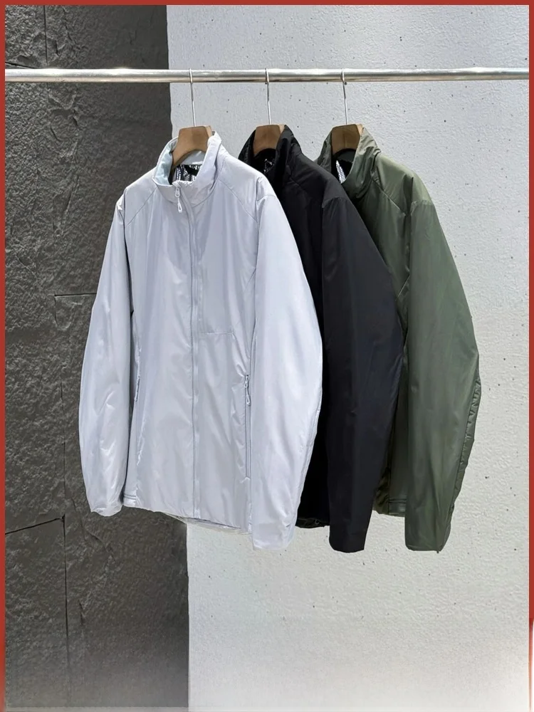 

Outdoor Men's Lightweight Warmth Retention Cotton Jaet Windproof Breathable Silver Ion Heat Reflection Winter Coat