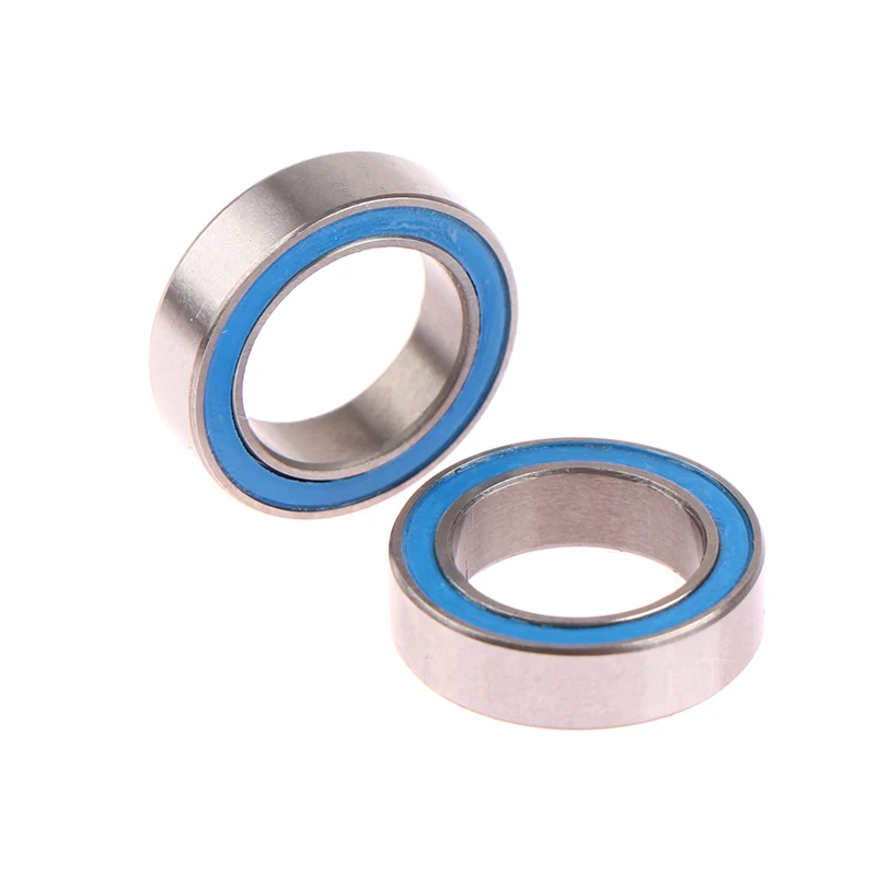 2Pcs 6700 2RS 10X15X4mm Motor Level Blue Rubber Seals Bearing Model Bearing Motor Bearing