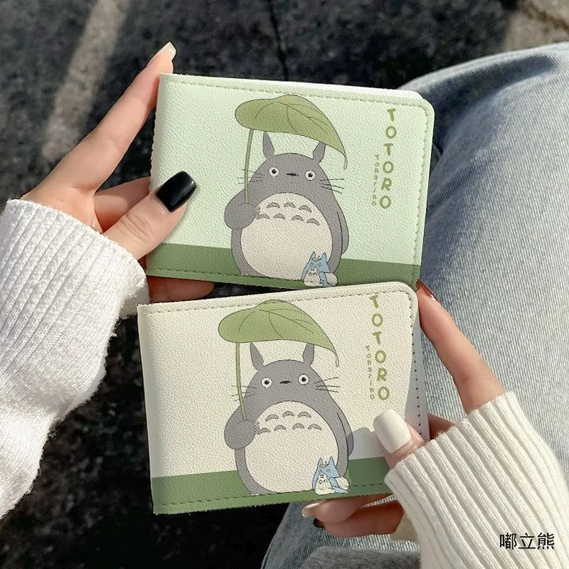 My Neighbor Totoro Driver License Cover Portable Vehicle Driving License Protective Case Mini Card Holder ID Card Leather Wallet