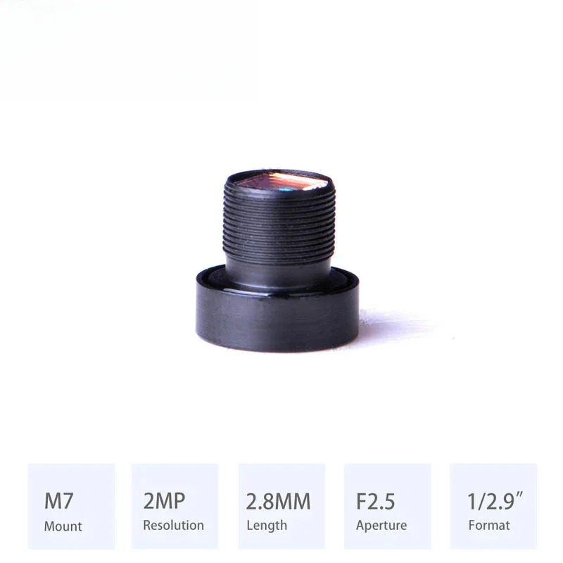 k05 k3 M7*P0.35 Mount 2.8mm HD 1080P F2.5 Lens, with 650nm IR Filter for Mini Surveillance Security Cameras