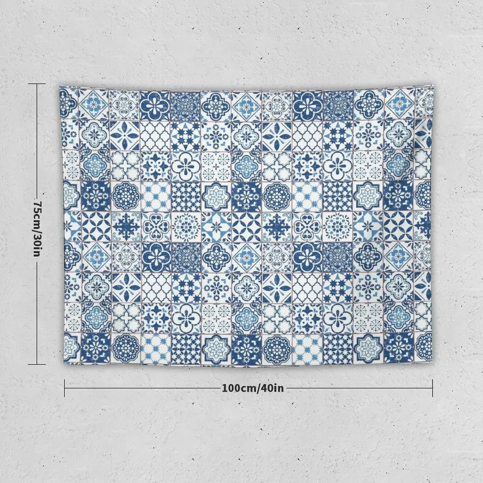 Portuguese Azulejos Tapestry Carpet On The Wall Room Design For Bedroom Room Aesthetic Tapestry