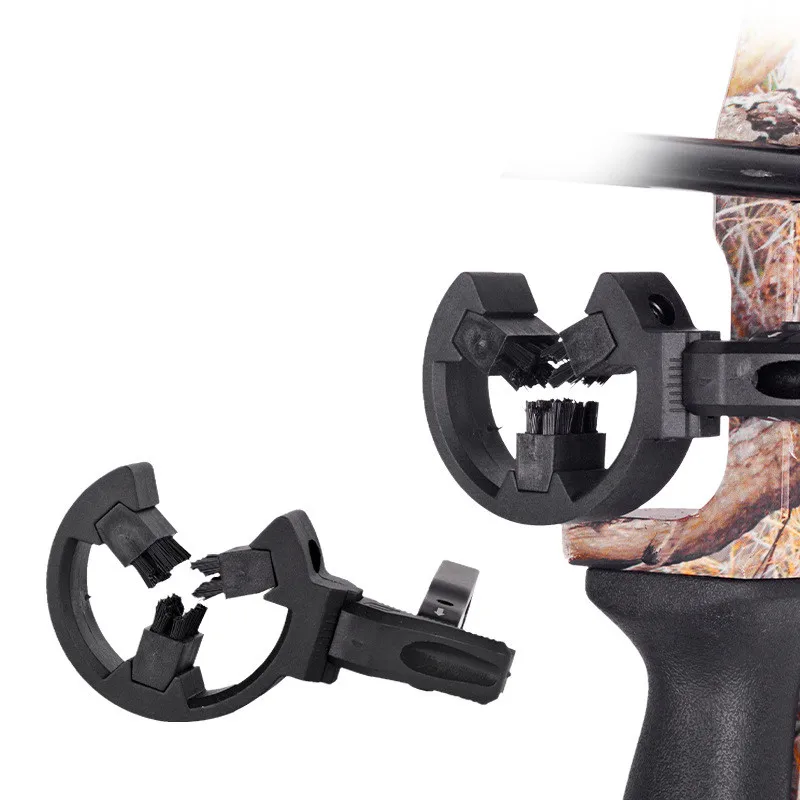 Camo/Black Arrow Rest in TP811 For Compound Bow Archery Brush Capture Arrow Rest with 3 Brushes shooting Bow Accessory