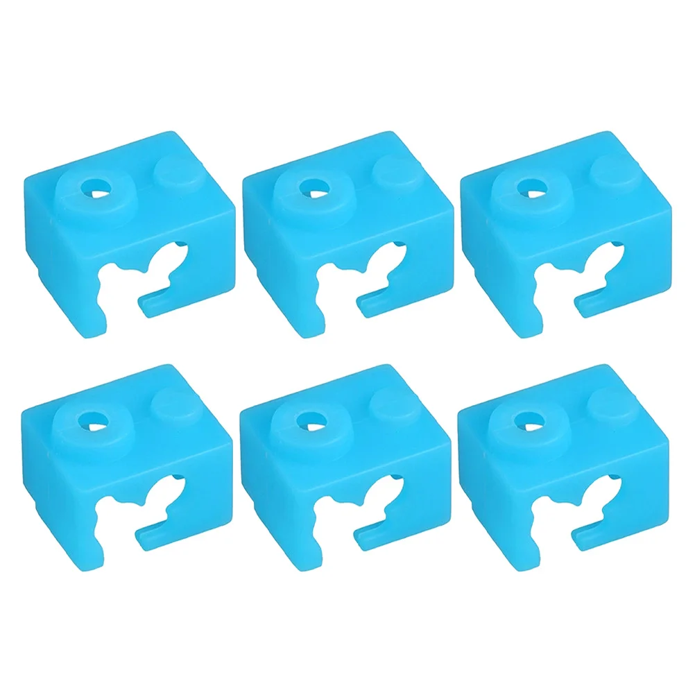 

6Pcs Silicone Socks Hotend 3D Printer Heater Block Covers Extruder Parts Accessories Enhance Heat Retention Silicone Heating Pad