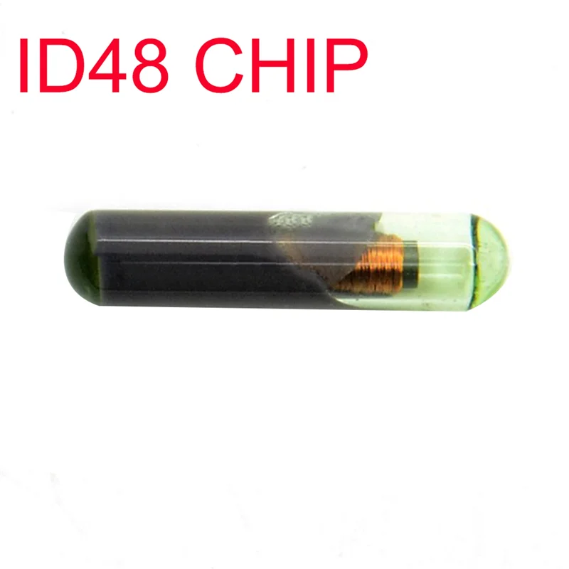 

A96E-10Pcs ID48 ID 48 Remote Key Glass Transponder Chip Crypto Unlocked Copy Chip For Car VW Seat Skoda Porsche Honda