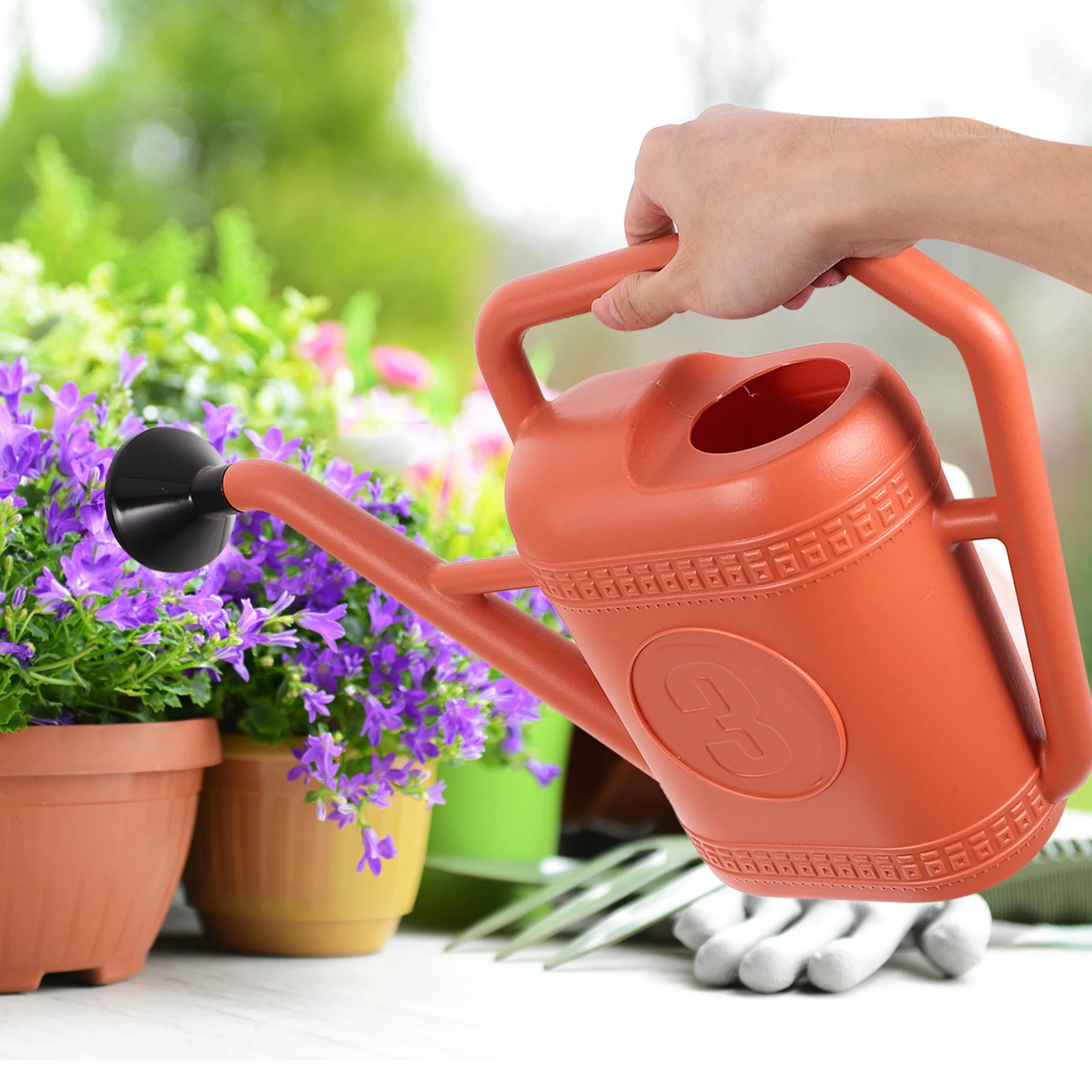 

Watering Can Garden Palstic Bottle Vegetables Gardening Accessory Cans Indoor Flower