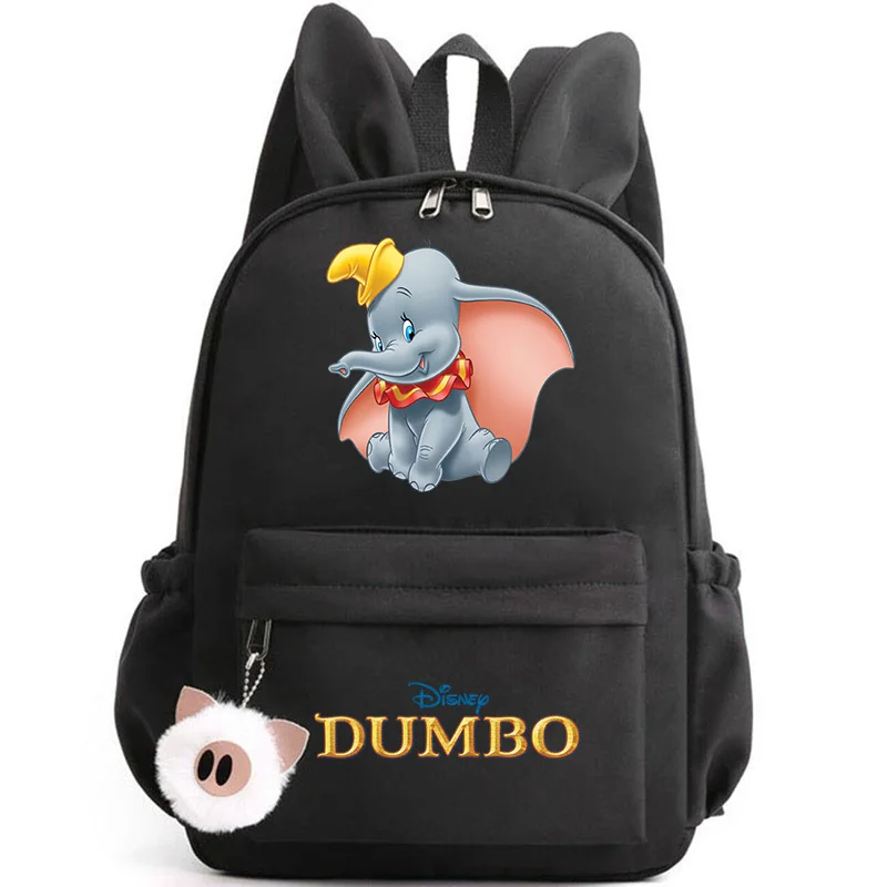 Disney Dumbo Backpack for Girls Boys Teenager Children Rucksack Casual School Bags Travel Rabbit Ears Backpacks Mochila