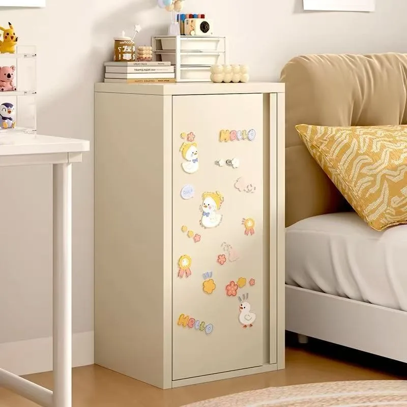 Steel dopamine color moisture-proof waterproof living room bedroom study sundries snacks books tin storage cabinet