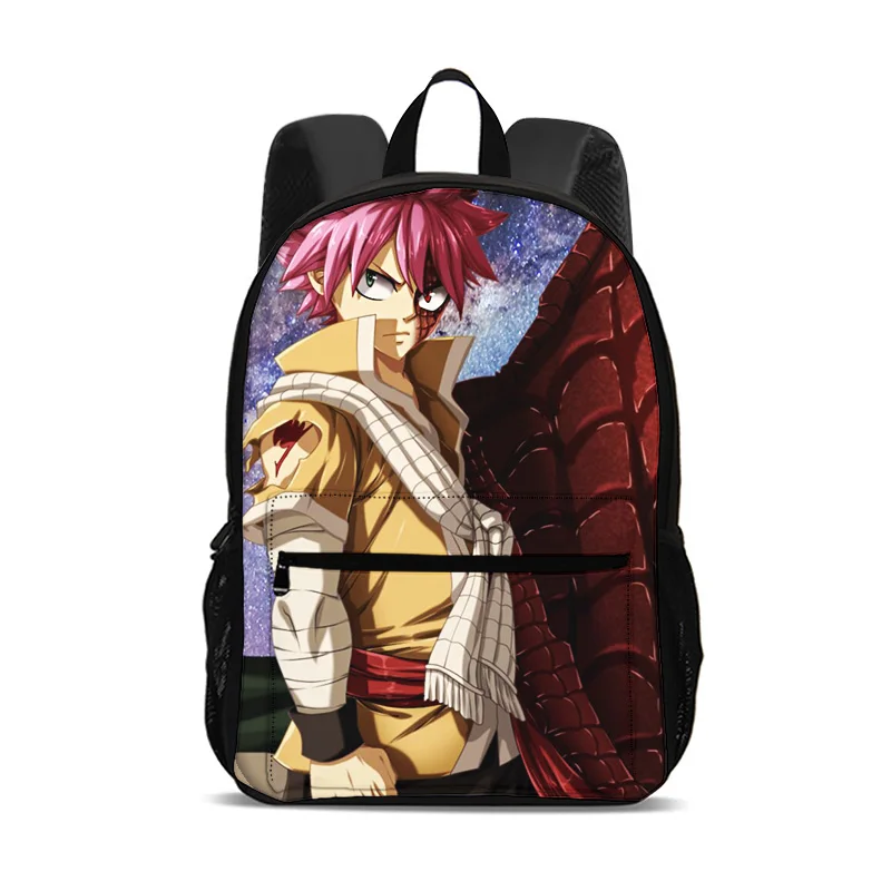 Fairy Tail Cartoon Large Capacity Backpack Student  Boys and Girls Best Gift Stationery Sport Travel Large Backpack