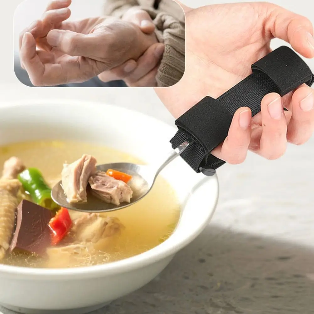 Ergonomic Hand Tremors Eating Utensils Adjustable Easy Grip Adaptive Utensils Non Slip Utensils Tools Holder Elderly