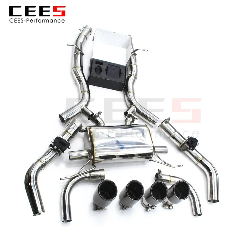 CEES Exhaust System For BMW X3M X4M F97 F98 3.0T Valve Muffler Catback Escape Tubo Escape Coche Terminale Scarico Auto