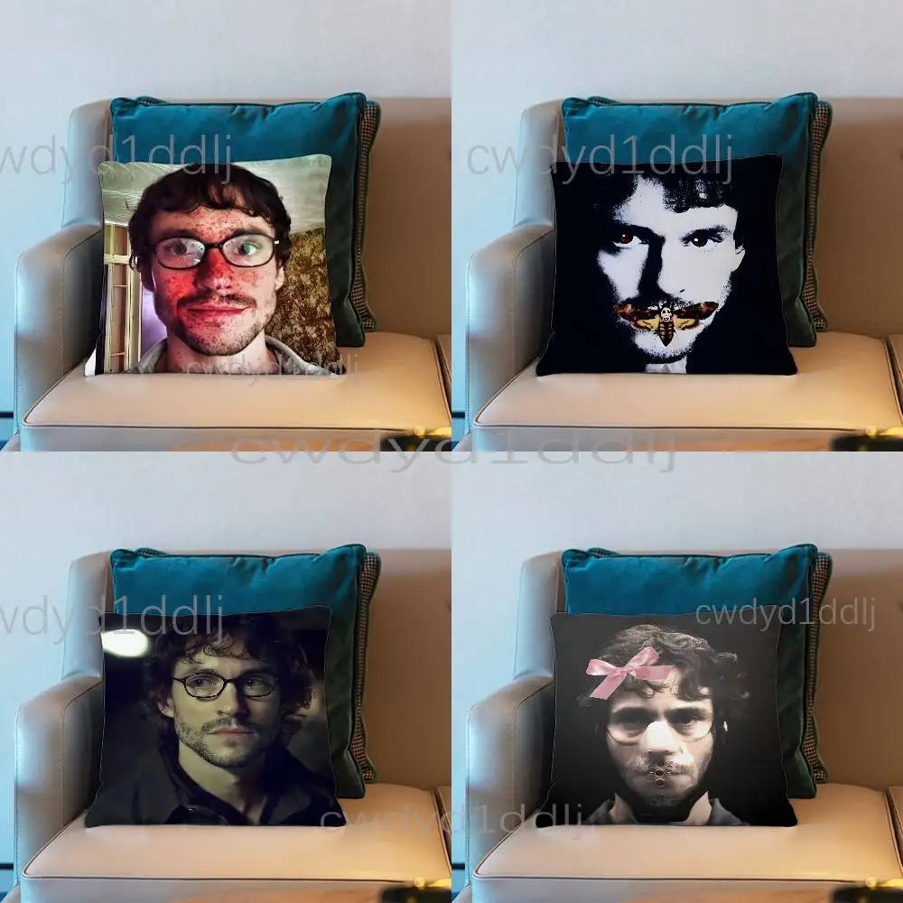 

W-Will Graham H-HannibalS Pillowcases Cute Funny Pillow Case For Wedding Party Home Decor Comfy Pillow Cover