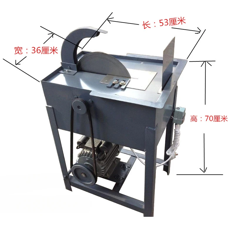 cutting machine 12 inch 1500 watt jadeite agate gem cutting and grinding machine, rough stone cutting machine, all copper wire