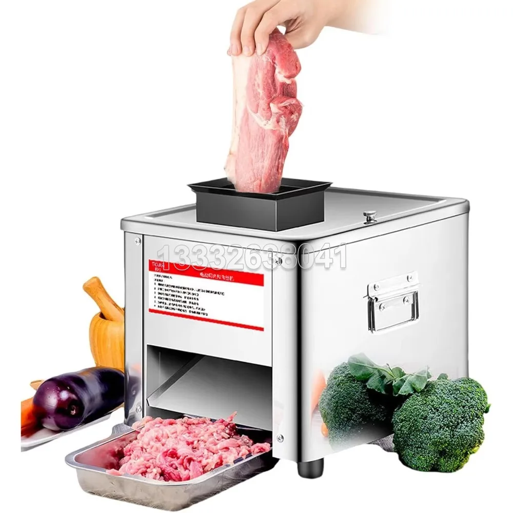 

Commercial Meat Cutter Machine Stainless Steel Vegetable Cutting Machine 850W Household Slicing Shredding Cutting Food Processor