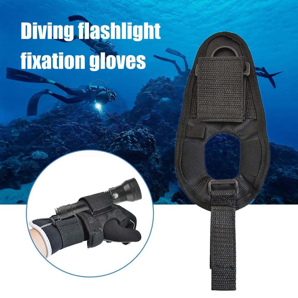 النيوبرين الغوص مصباح يدوي قفازات تنفس الغوص مصباح يدوي قفازات مريحة ملصق قابل للتعديل الملحقات في الهواء الطلق