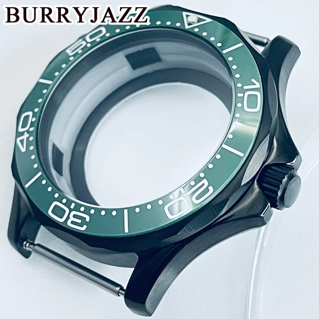 10ATM Water Resistant NH35 41mm Watch Case And Bezel Set Stainless Steel Mod For Seamaster 300 Fit NH34 NH35 NH36 NH37 Movements