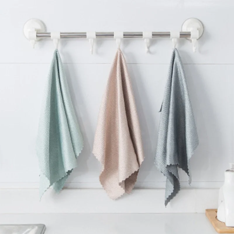 Kitchen Towel Cleaning Cloth For Window Glass Car Floor Rags Bowl Dish Ceramic Tile Wipe Duster Home Cleaning Tool