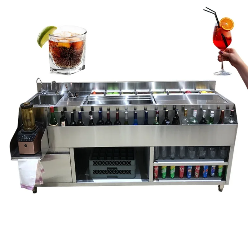 

Custom Design Cocktail Bar Station Bartender Bar Equipment Cocktail Counter