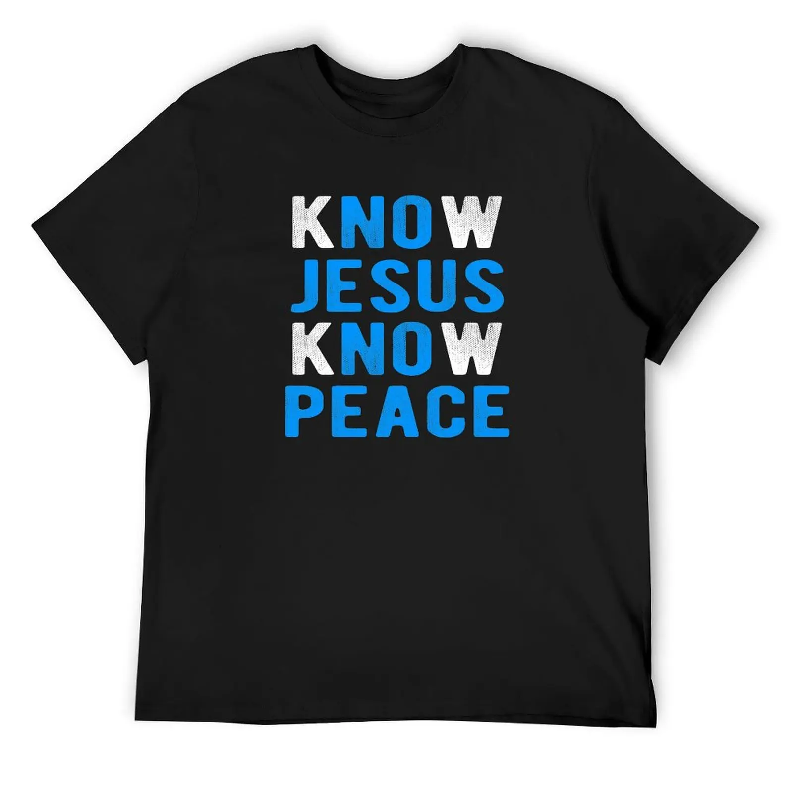 

Know Jesus Know Peace T-Shirt plus size tops cute clothes street wear blacks mens graphic t-shirts funny