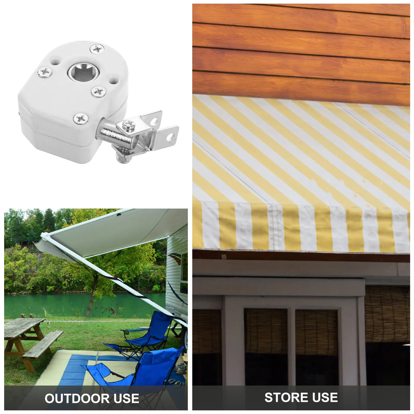 Parasol Gear Worm Drive Heavy-Duty Awning Replacement Parts Outdoor Patio Blinds Drive Mechanism Accessories Aw Crank Mechanism