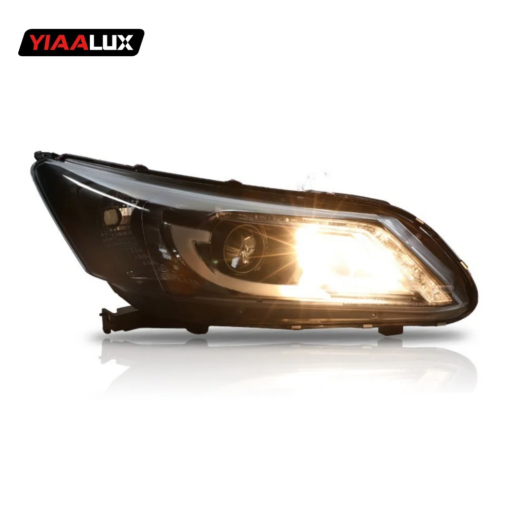 Modified LED Headlights Assembly For Honda 9th Accord 2013-2015 Car Front Lamp