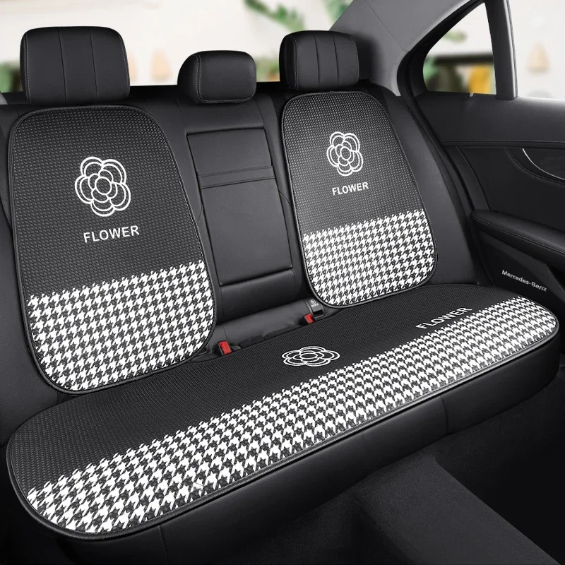 22024 Cute Cartoon Car Seat Cushion Breathable Honeycomb Summer Car Seat Cover Protector Pad Mat Dust Proof Interior Accessories