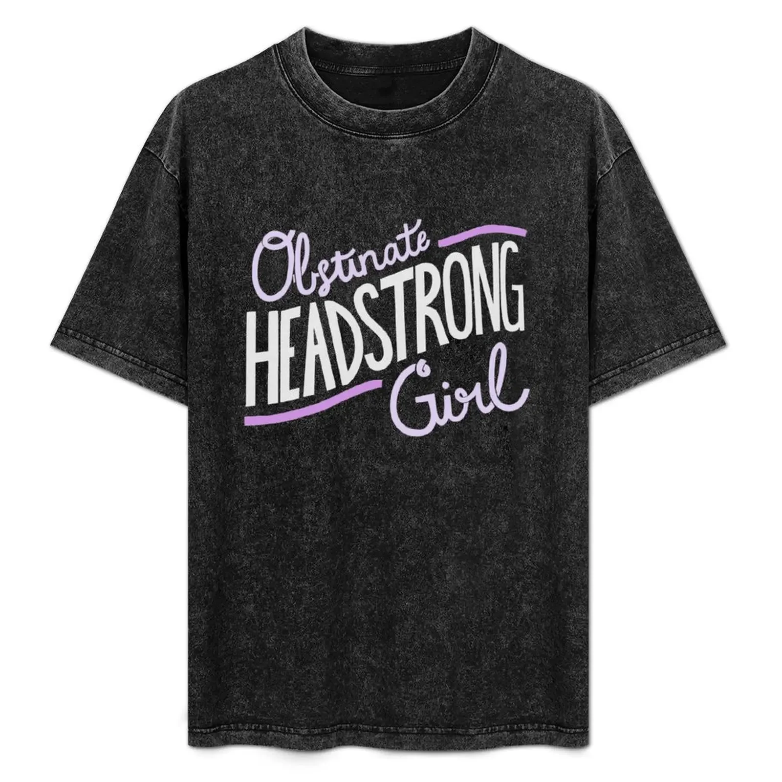 

Obstinate Headstrong Girl - Purple T-Shirt Basic All Season Solid T-Shirt