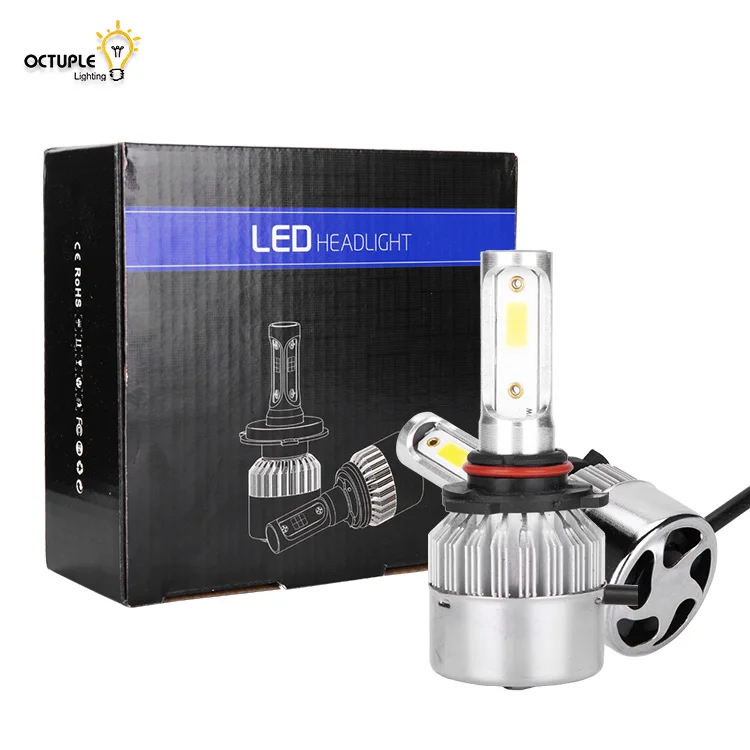 Nighteye S Super Bright LED Headlight Bulb 60W 6000K Aviation Aluminium Car Accessories Auto 24V Lighting