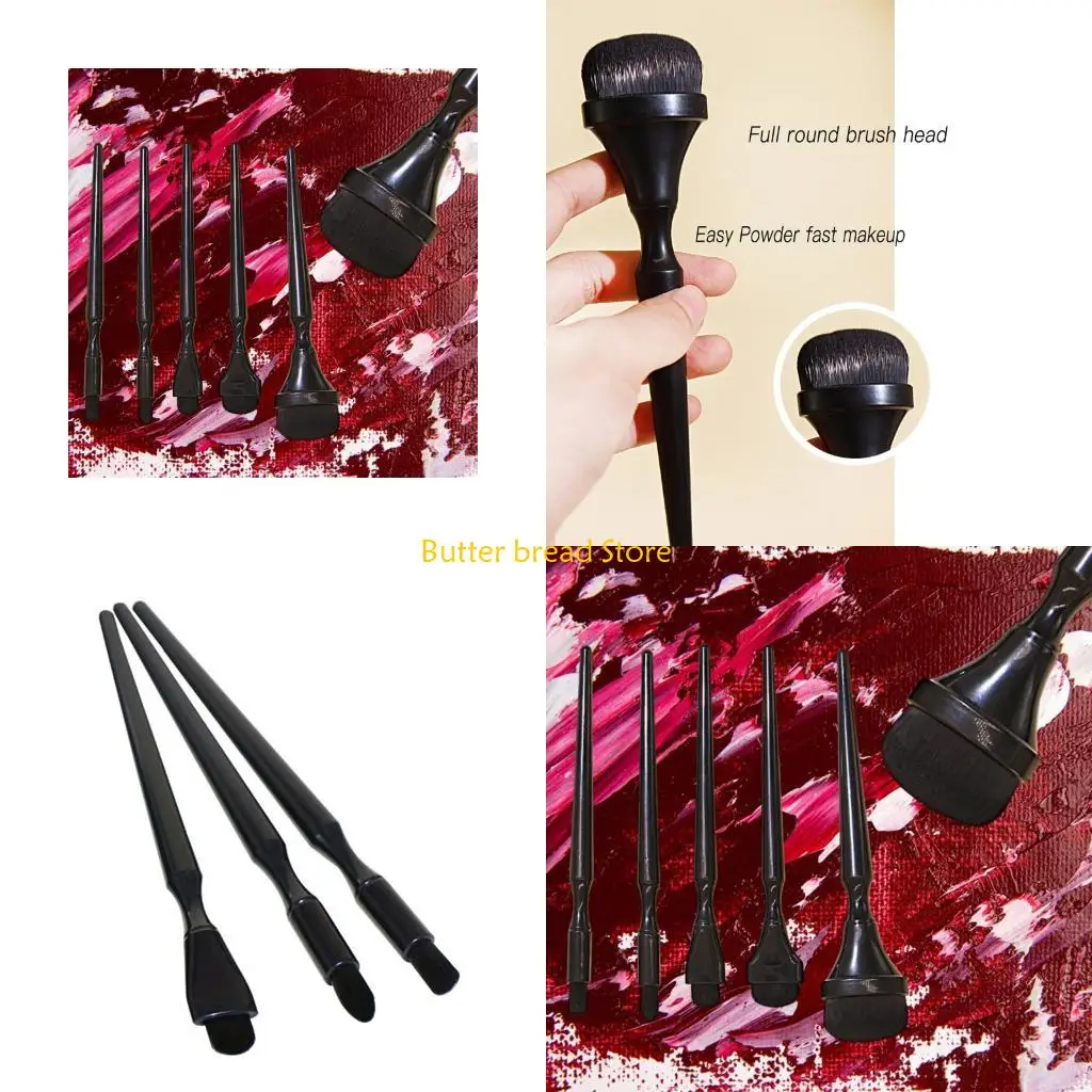W89C Watercolor Brush Fiber Bristles Brush for Landscape Painting Figure Portraits