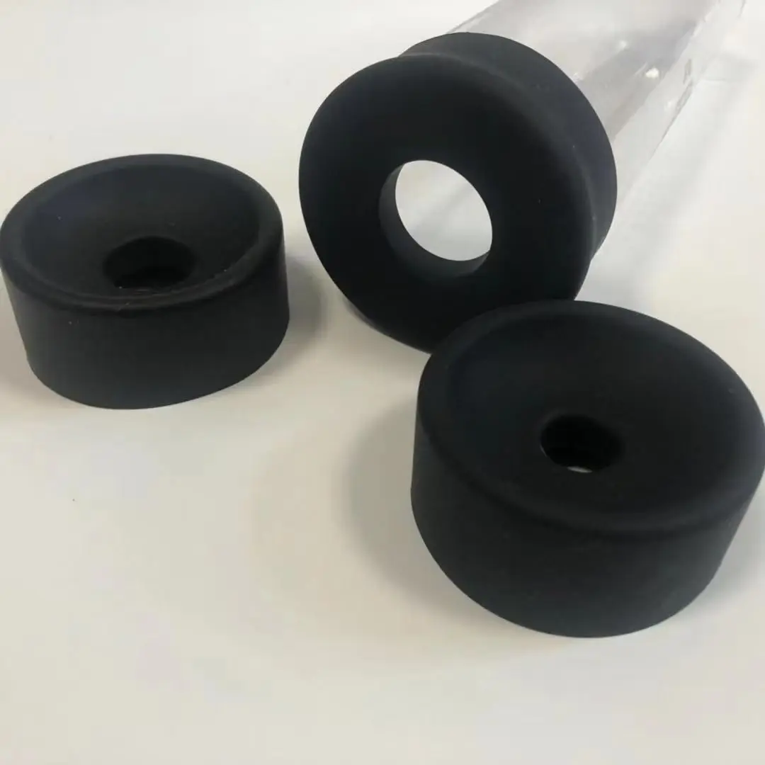 Accessories for Penis Pump Enlargement 1 PCS Black Cylinder Seal Sleeve Silicone Replacement Silicone Ring Adult Sex Toys Men