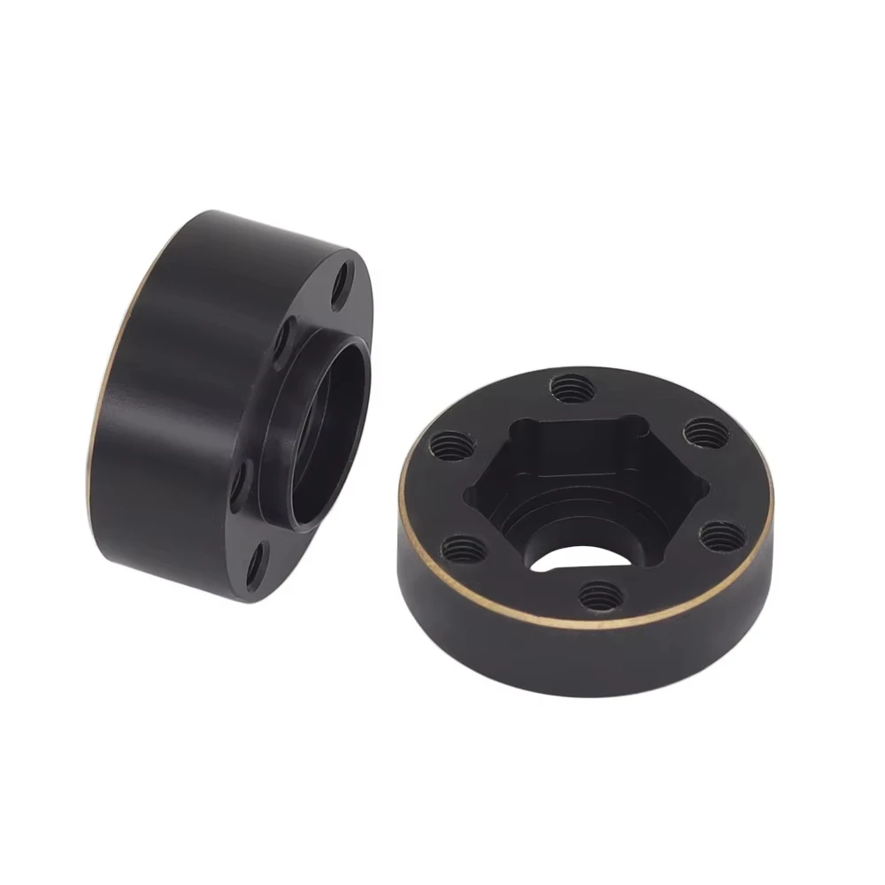 Hexagonal brass hub adapter weight for 1.9 2.2 anti-slip rims RC crawler car Axial SCX10 Capra TRX4 TRX6 VS4-10 Gen8