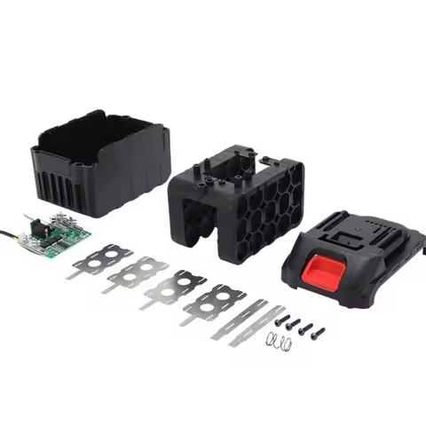 Plastic Battery Plastic Case DIY 21V Battery Pack Accessories Shell Kit 15 Cell 18650 Lithium Battery Cutting Machine