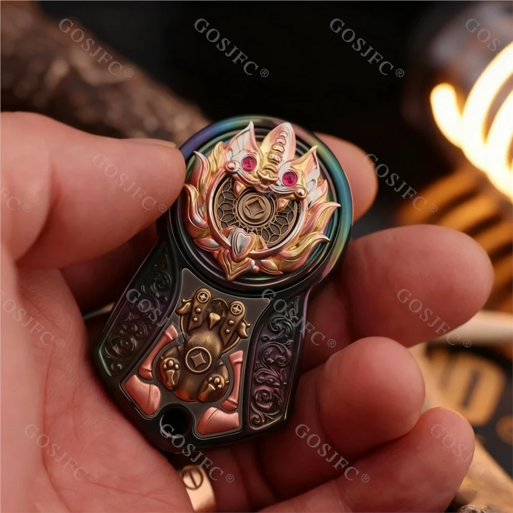 CHIMAGO EDC Mechanical Fidget Slider Stress Relief Toy Fidget Toys For Adults Limited To 50 Push Slider Original Designs