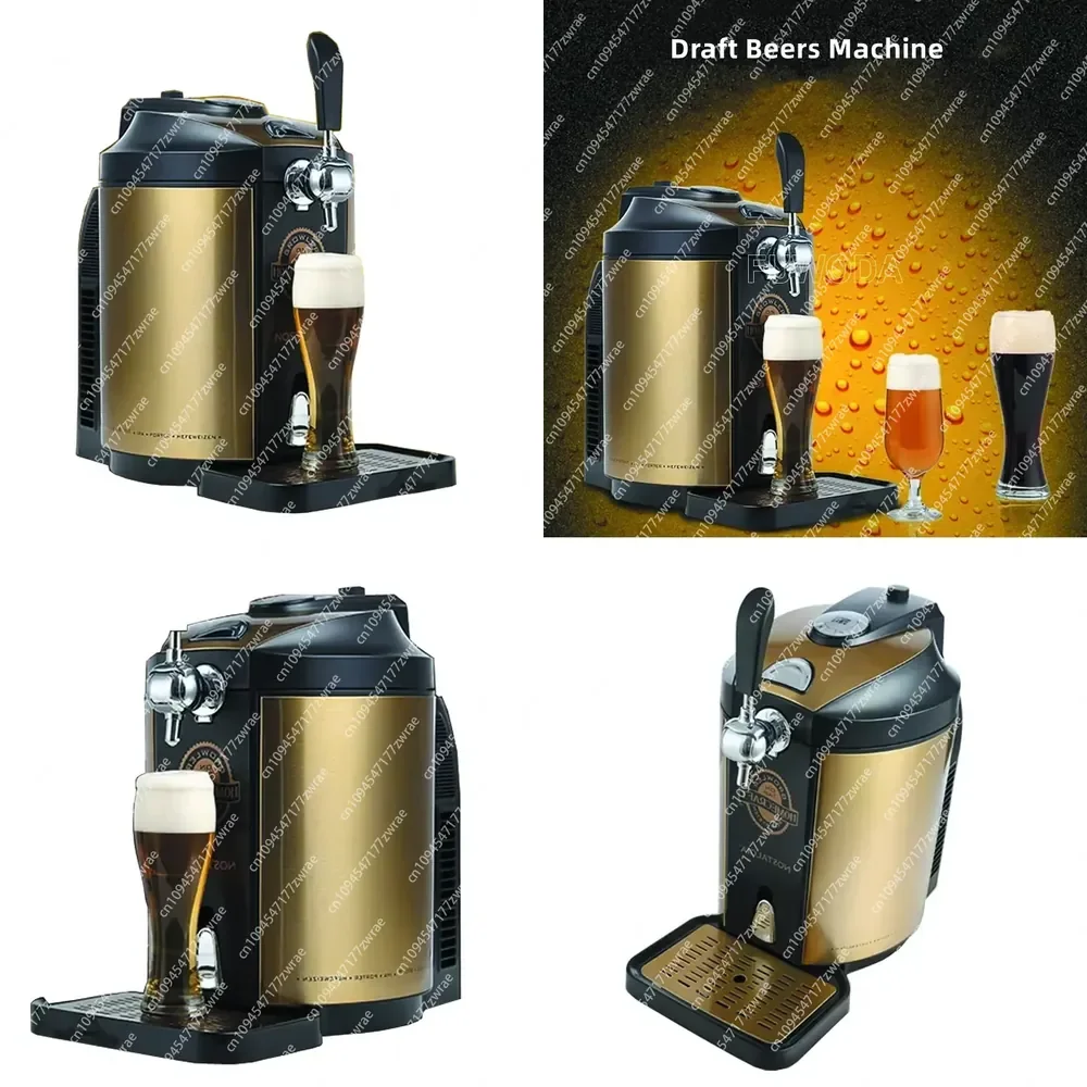 Commercial 5L Mini Growler Portable Draft Beer Dispenser Pressurized Brewing Craft Beer Barrel Beer Keg System