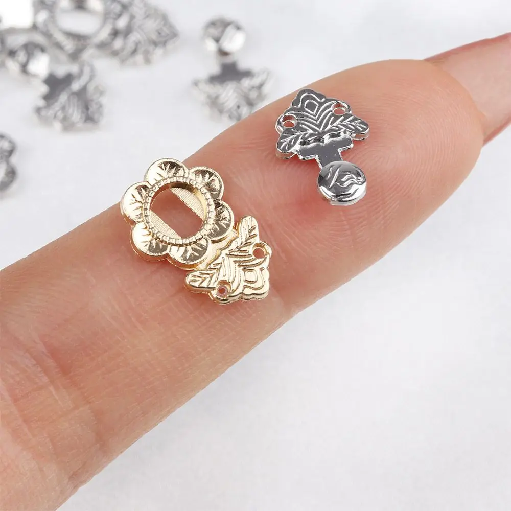 10 Sets Mini buckles Newest Metal 18mm Mini Ultra-small Belt Buckle Doll Bags Buckles Diy Doll Buttons Shoes Accessories