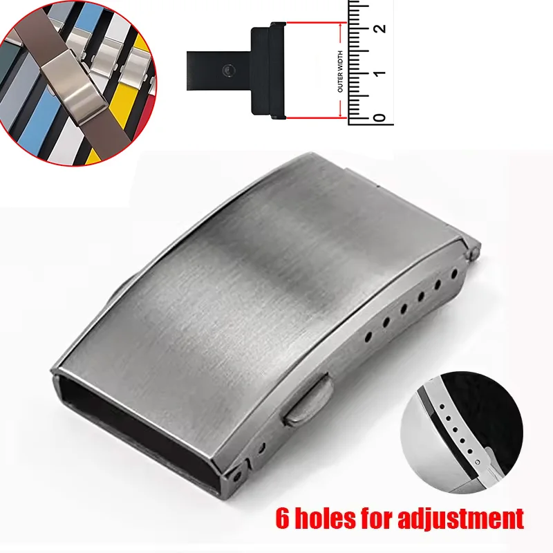 Watchdives 時計クラスプ 16 ミリメートル 18 ミリメートル 20 ミリメートル 22 ミリメートルシルバー折りたたみ安全フライスクラスプ交換ステンレス鋼 Deployant 時計バックル