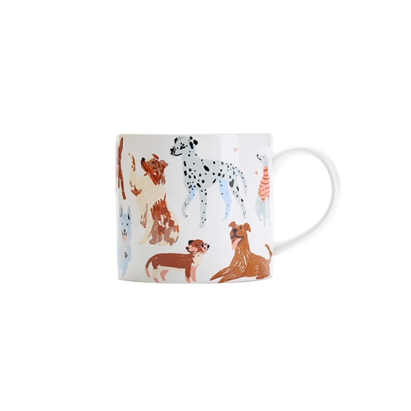 

Cute Dogs Ceramics Mugs Coffee Mug Milk Tea Office Cups Drinkware the Best Birthday Gift
