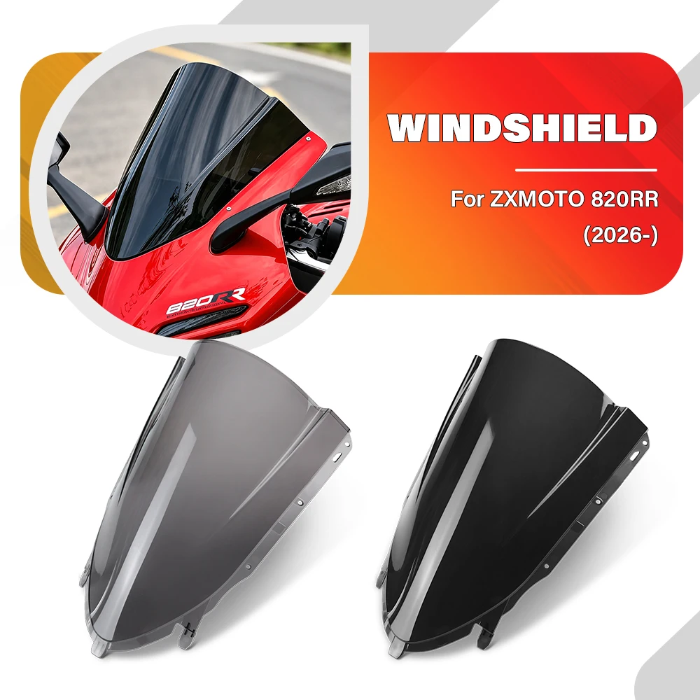 Motorcycle Dashboard Windshield Deflector For ZXMOTO 820 RR 820-RR 820RR (2026-) Accessory Front Windscreen Protector Wind Cover