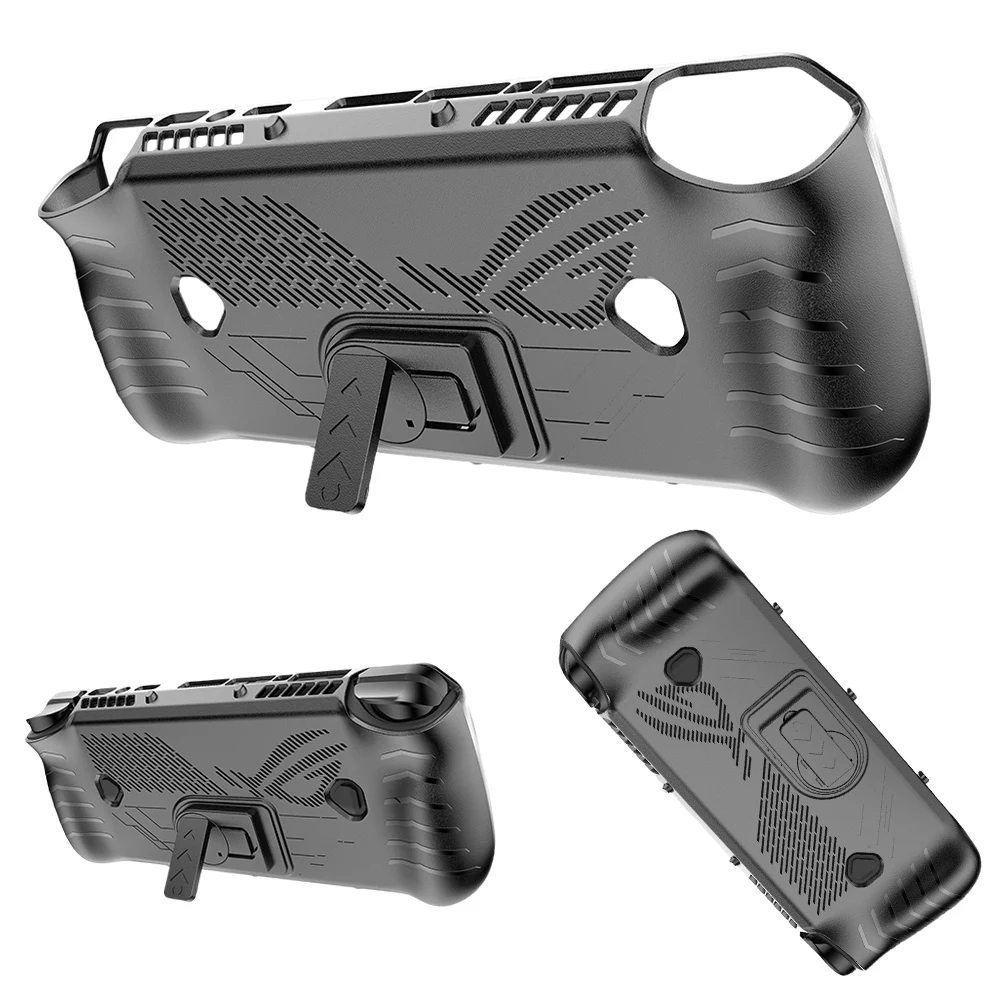 For Asus ROG Ally X TPU Protective Case Cover Drop-proof with Stand Shell Sleeve Case All Inclusive Sleeve Case Game Accessories