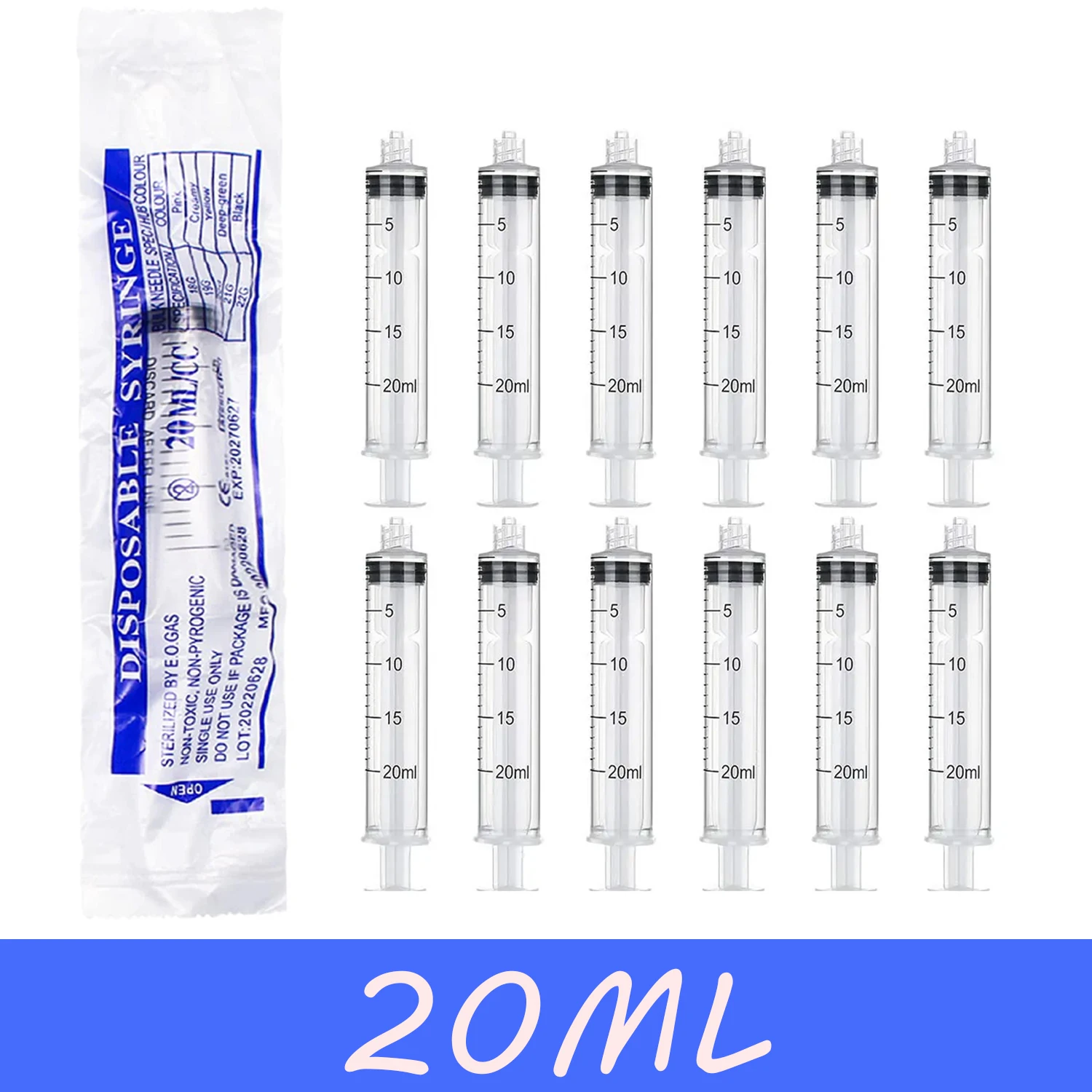 Baby Food Allergy Rash - 10-50 Adet 20ML Luer Lock Şırınga